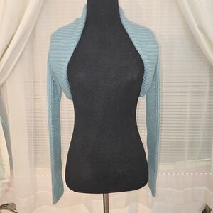La Redoute Blue Knit Shrug Bolero S